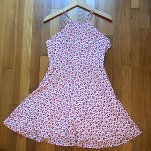 floral fit and flare dress